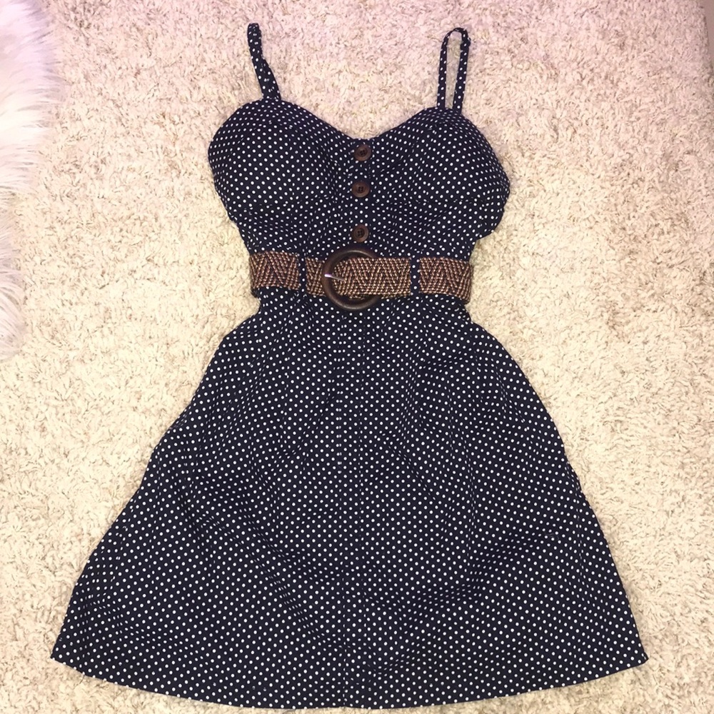 polka dot dress!! WORN ONCE